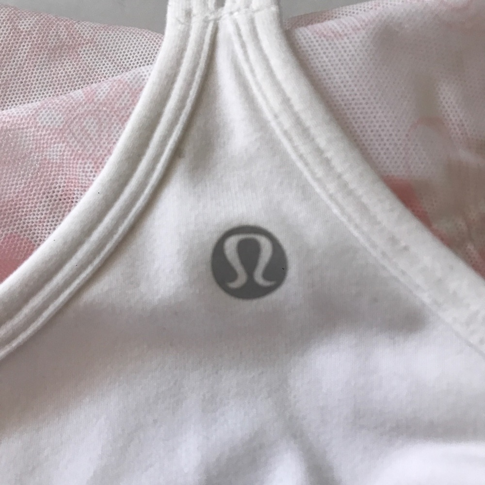 Lululemon Spaghetti Strap White Tank Top - Picture 6 of 6